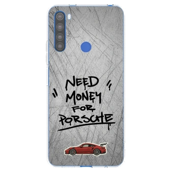 Picasee silikónový prehľadný obal pre Xiaomi Redmi Note 8T - Grey Drift