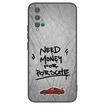 Picasee silikónový čierny obal pre Huawei Nova 5T - Grey Drift