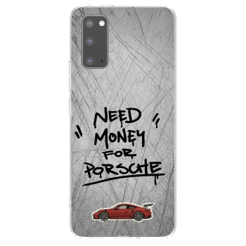 Picasee silikónový prehľadný obal pre Samsung Galaxy S20 G980F - Grey Drift