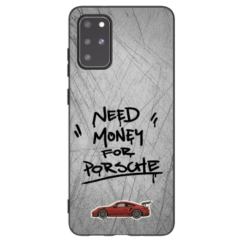 Picasee silikónový čierny obal pre Samsung Galaxy S20+ G985F - Grey Drift