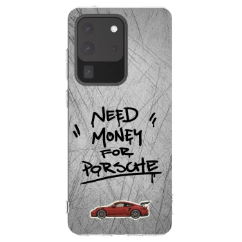 Picasee silikónový prehľadný obal pre Samsung Galaxy S20 Ultra 5G G988F - Grey Drift