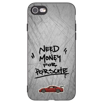 Picasee silikónový čierny obal pre Apple iPhone SE 2020 - Grey Drift