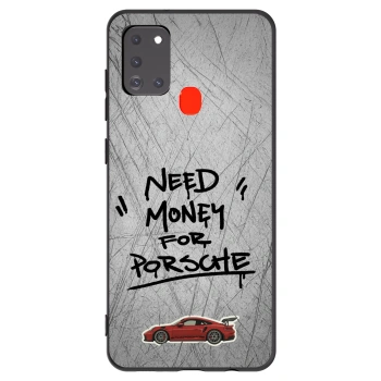 Picasee silikónový čierny obal pre Samsung Galaxy A21s - Grey Drift