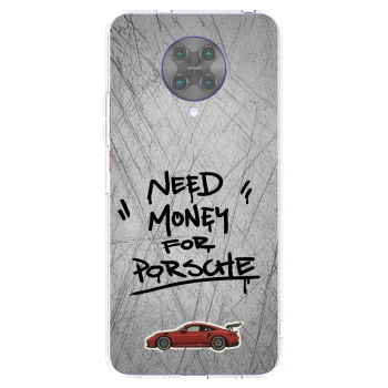 Picasee silikónový prehľadný obal pre Xiaomi Poco F2 Pro - Grey Drift
