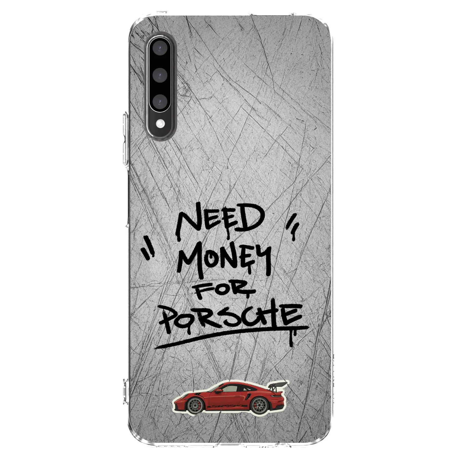 Picasee silikónový prehľadný obal pre Honor 9X Pro - Grey Drift