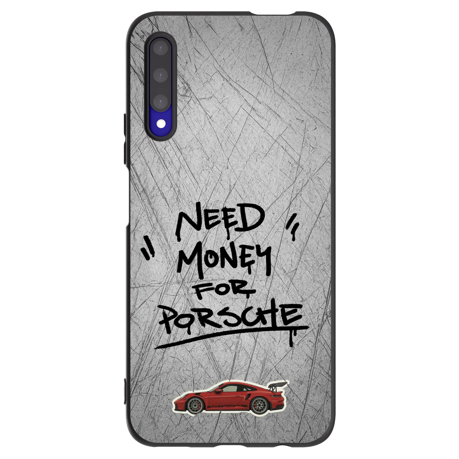 Picasee silikónový čierny obal pre Honor 9X Pro - Grey Drift