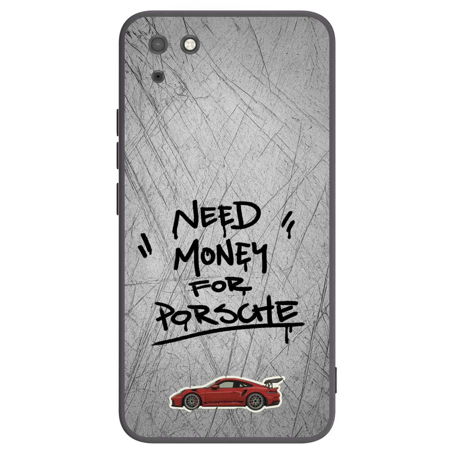 Picasee silikónový čierny obal pre Huawei Y5P - Grey Drift
