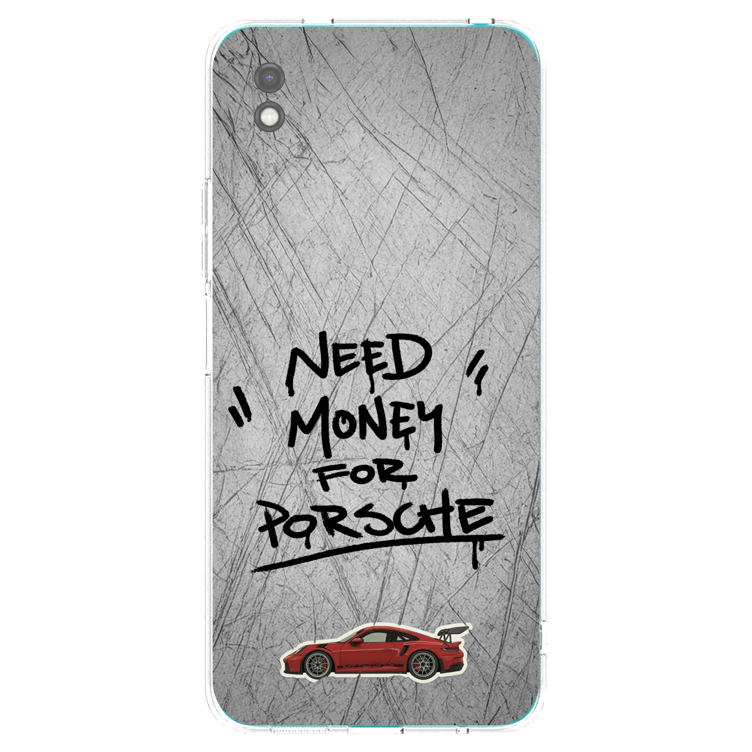 Picasee silikónový čierny obal pre Xiaomi Redmi 9A - Grey Drift