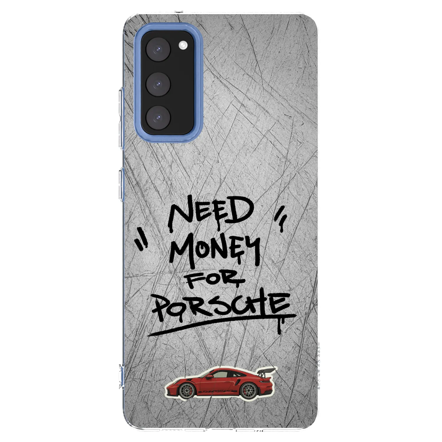 Picasee silikónový prehľadný obal pre Samsung Galaxy S20 FE - Grey Drift