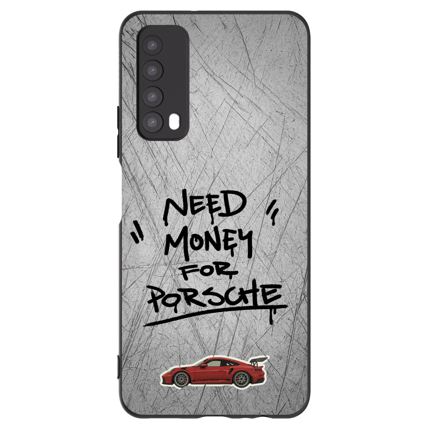 Picasee silikónový čierny obal pre Huawei P Smart 2021 - Grey Drift