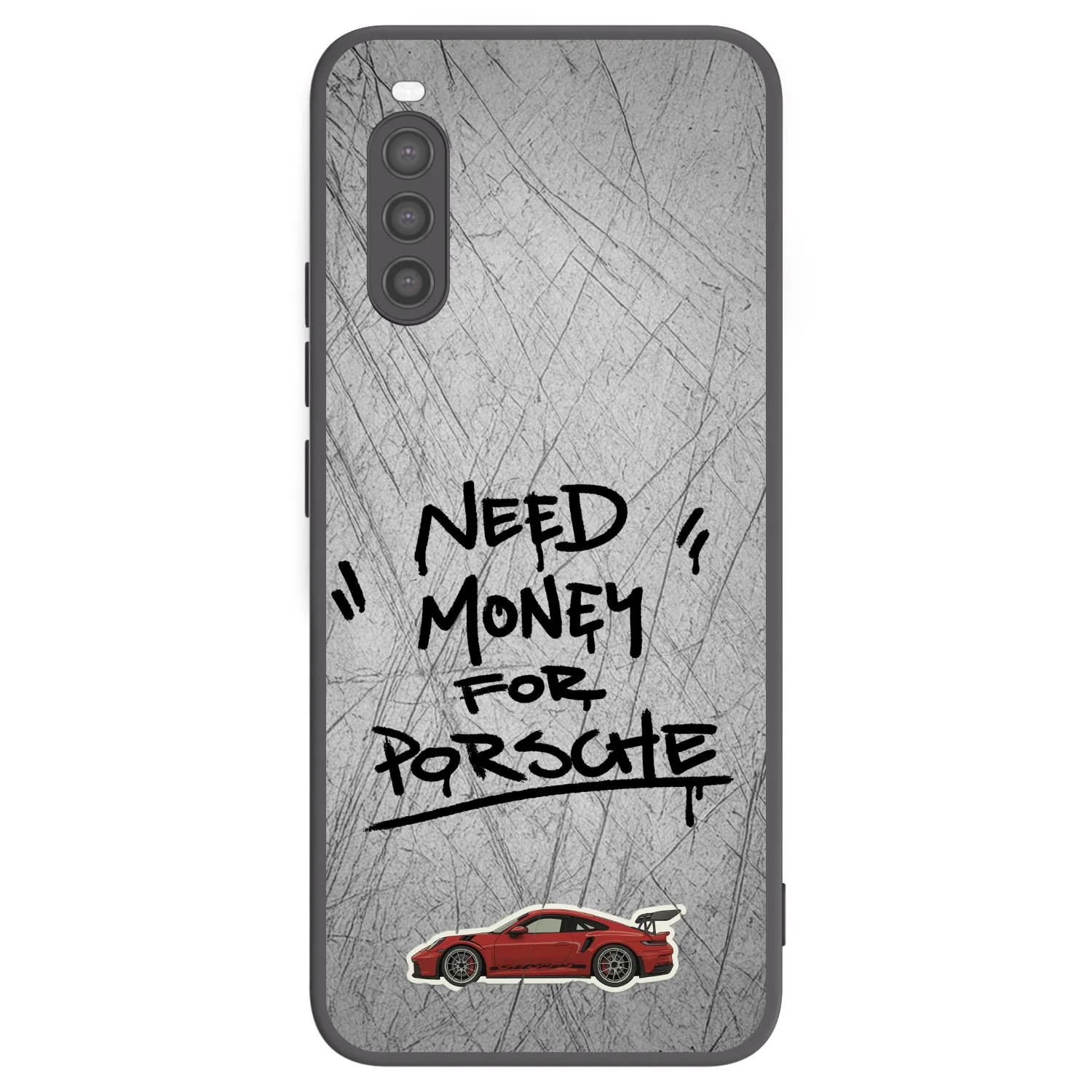 Picasee silikónový čierny obal pre Sony Xperia 10 II - Grey Drift