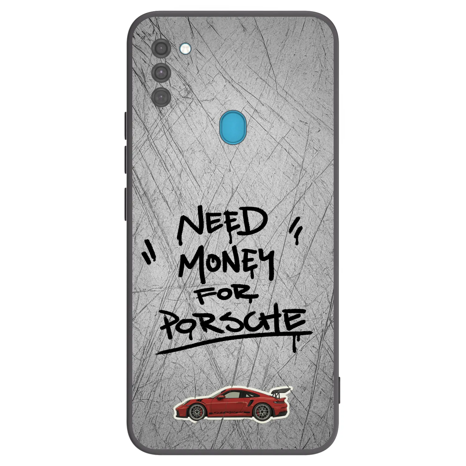 Picasee silikónový čierny obal pre Samsung Galaxy M11 - Grey Drift