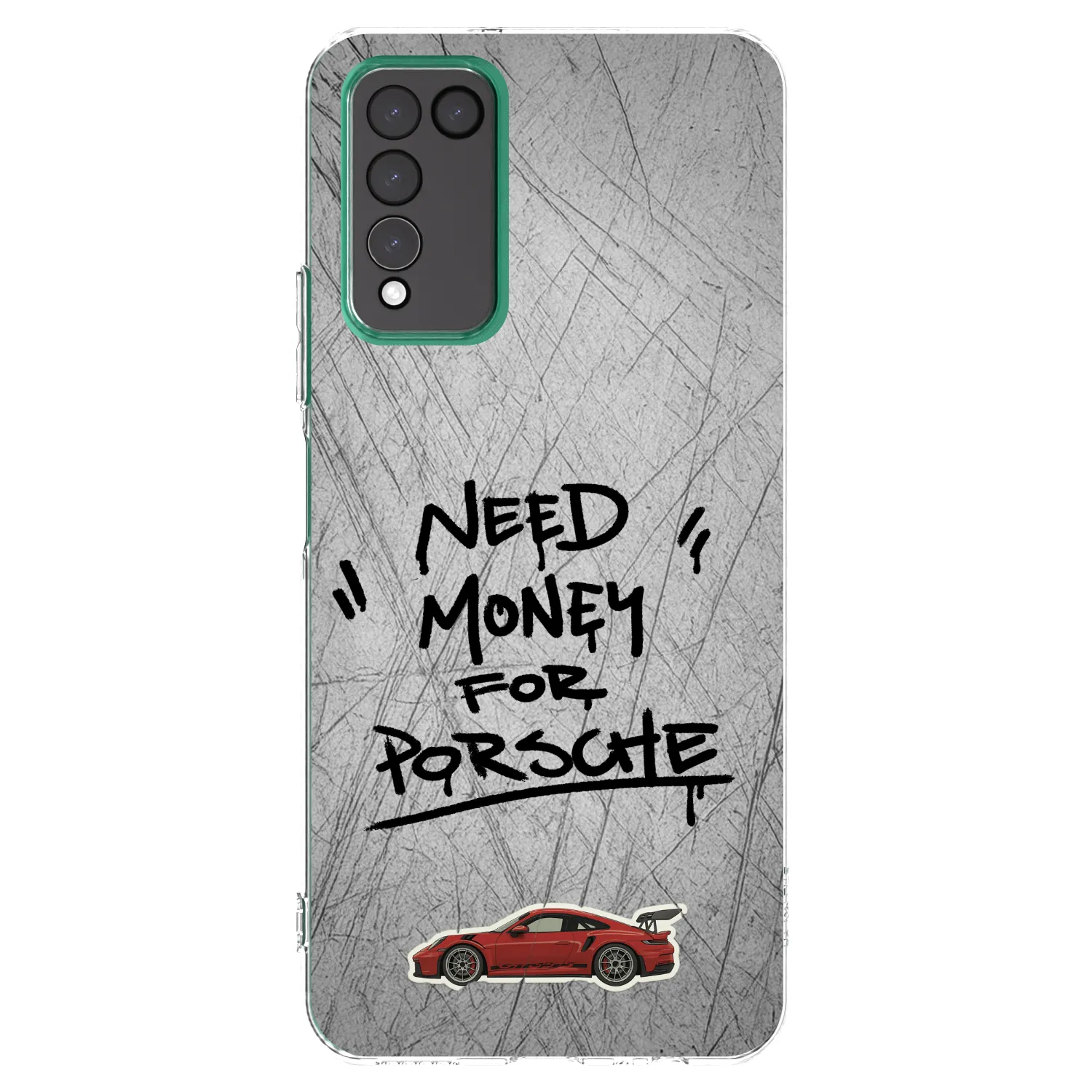 Picasee silikónový prehľadný obal pre Honor 10X Lite - Grey Drift