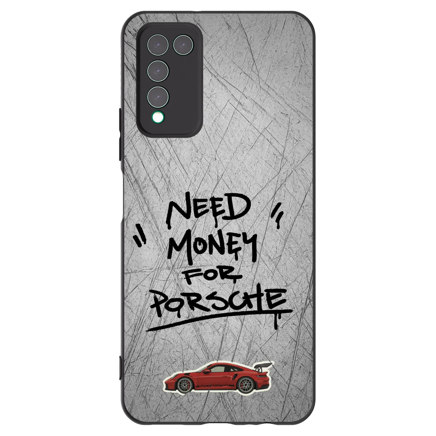 Picasee silikónový čierny obal pre Honor 10X Lite - Grey Drift