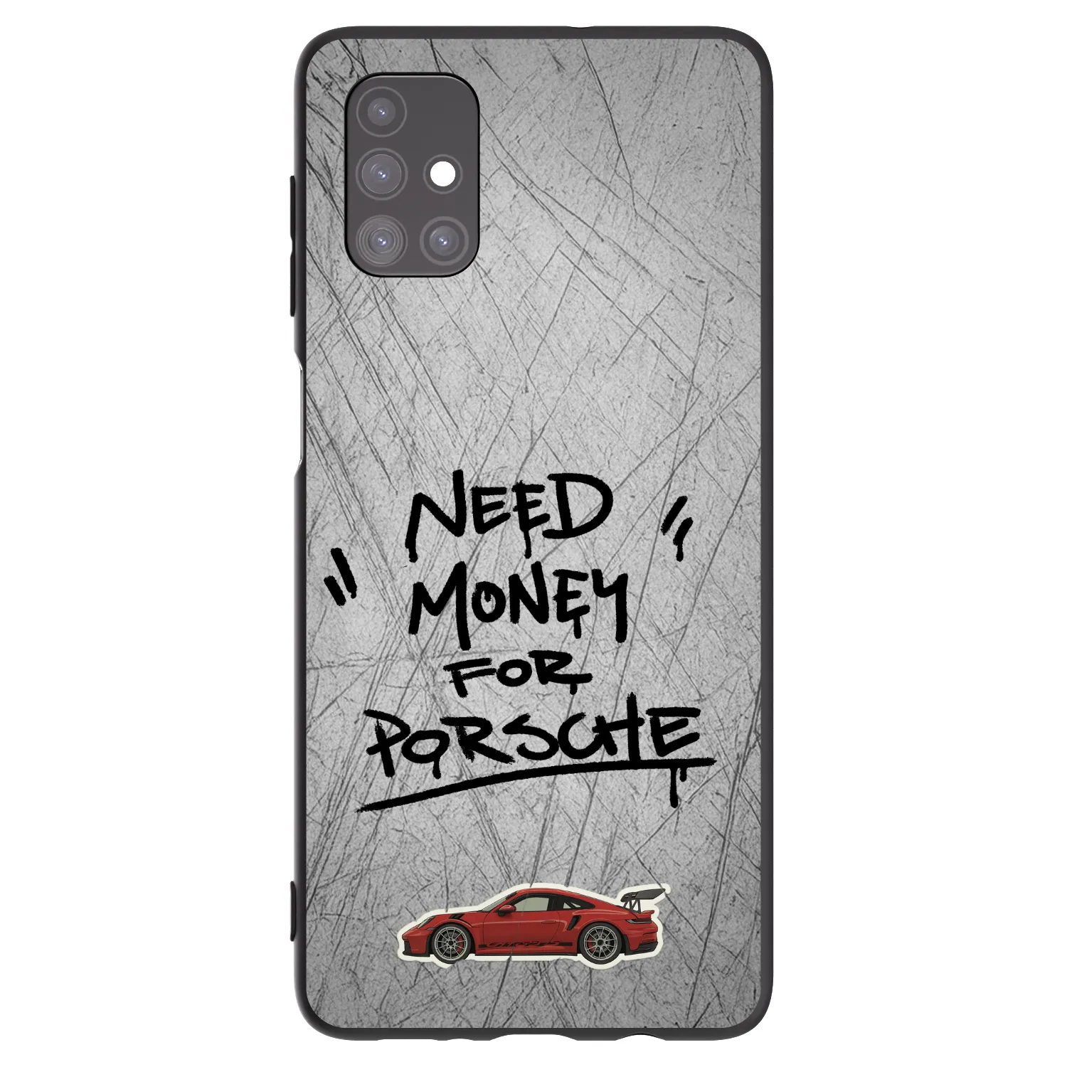 Picasee silikónový čierny obal pre Samsung Galaxy M51 M515F - Grey Drift