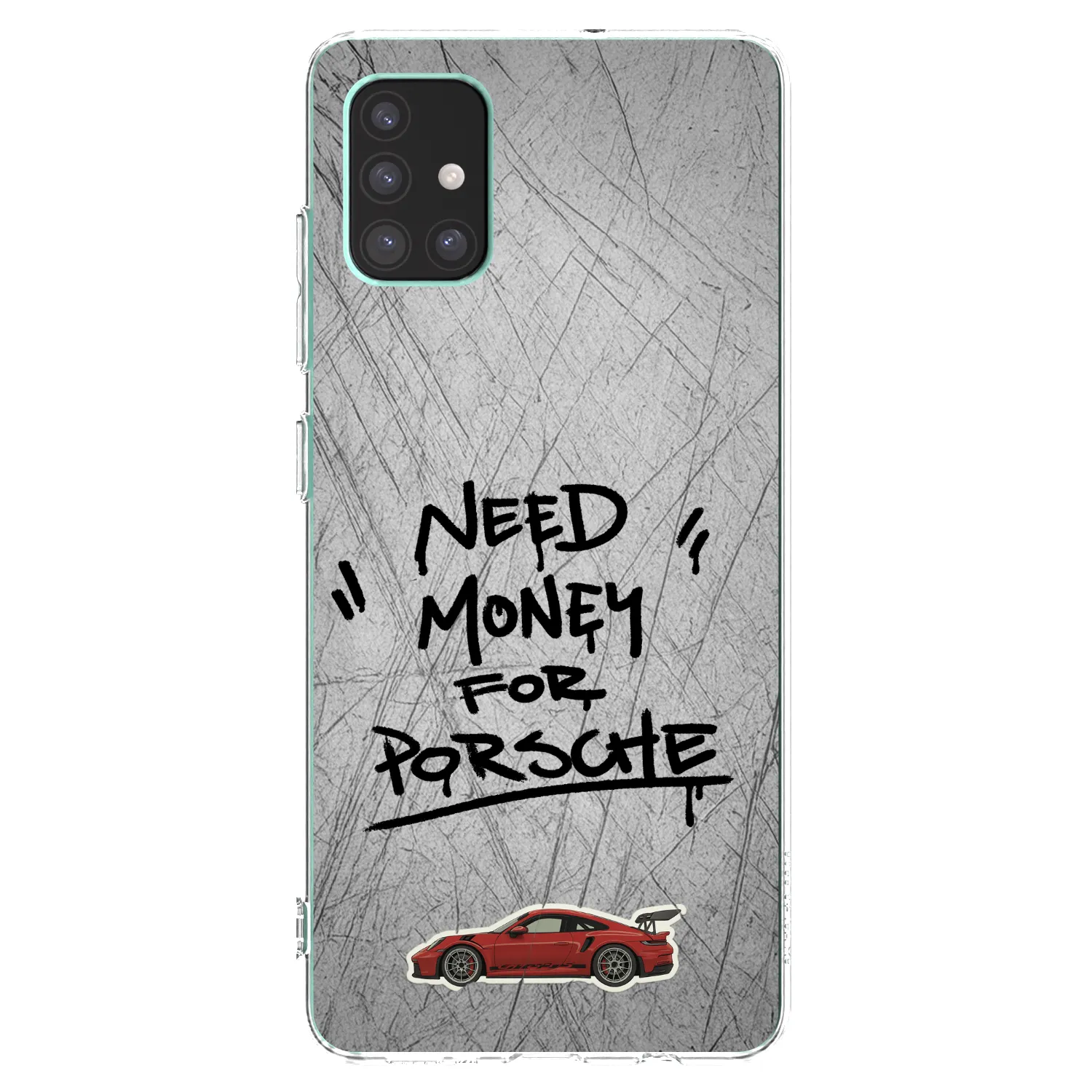 Picasee silikónový prehľadný obal pre Samsung Galaxy M51 M515F - Grey Drift