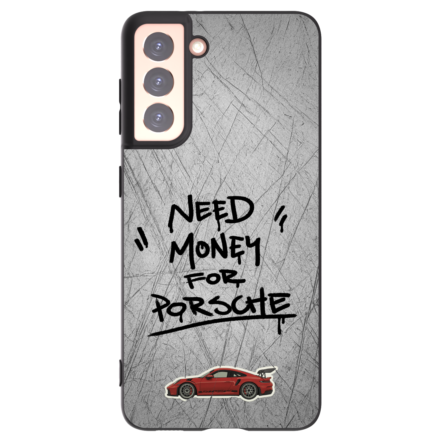 Silikónový čierny obal pre Samsung Galaxy S21 5G G991B - Grey Drift