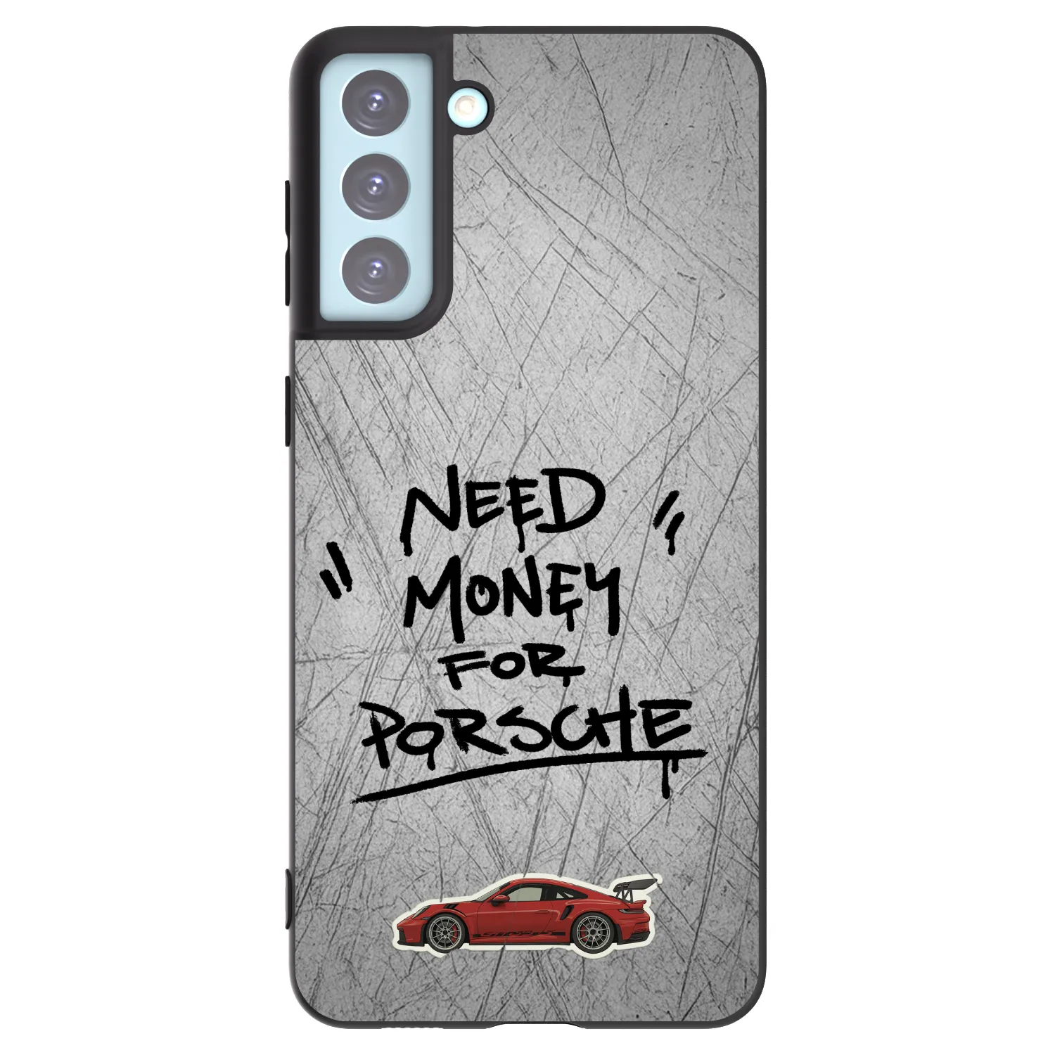 Picasee silikónový čierny obal pre Samsung Galaxy S21+ 5G G996F - Grey Drift
