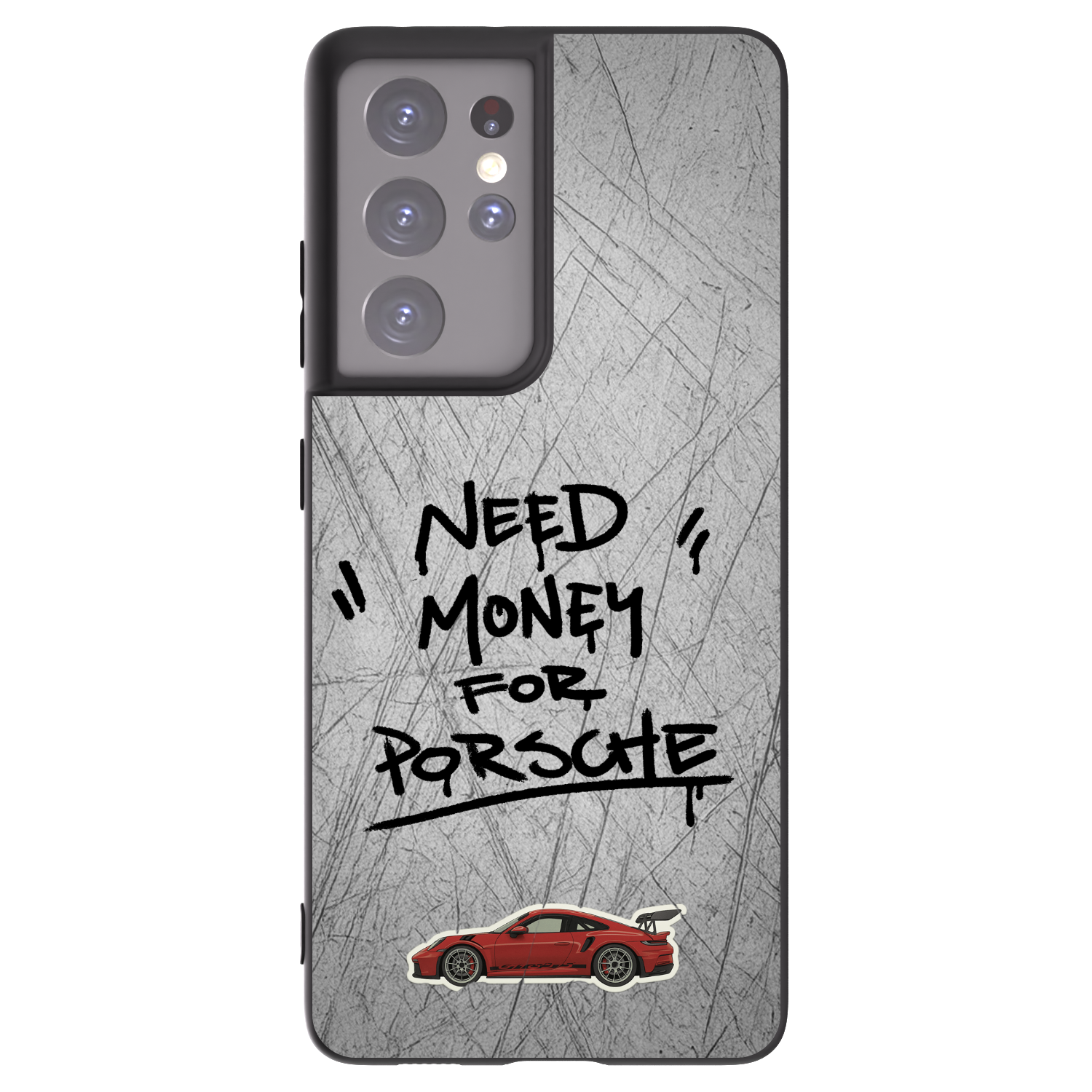 Picasee silikónový čierny obal pre Samsung Galaxy S21 Ultra 5G G998B - Grey Drift