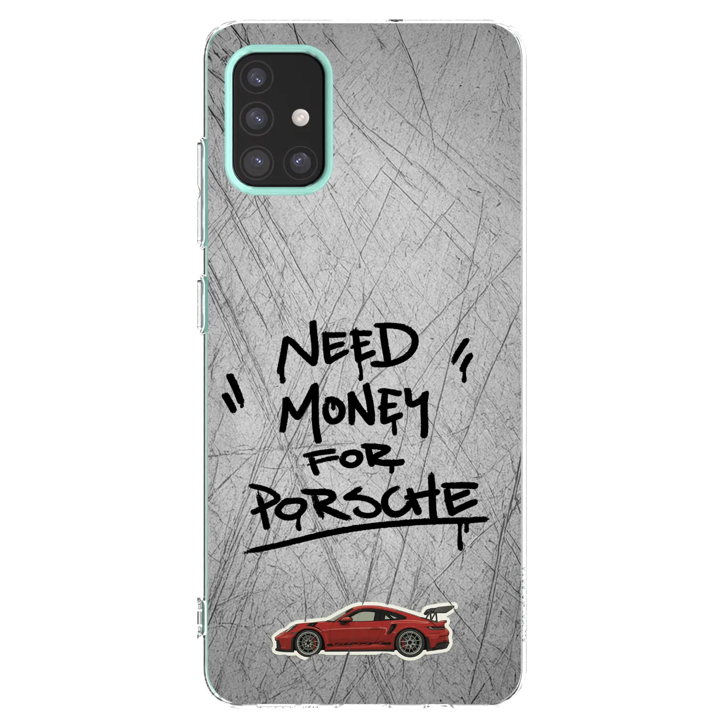 Picasee silikónový prehľadný obal pre Samsung Galaxy M31s - Grey Drift