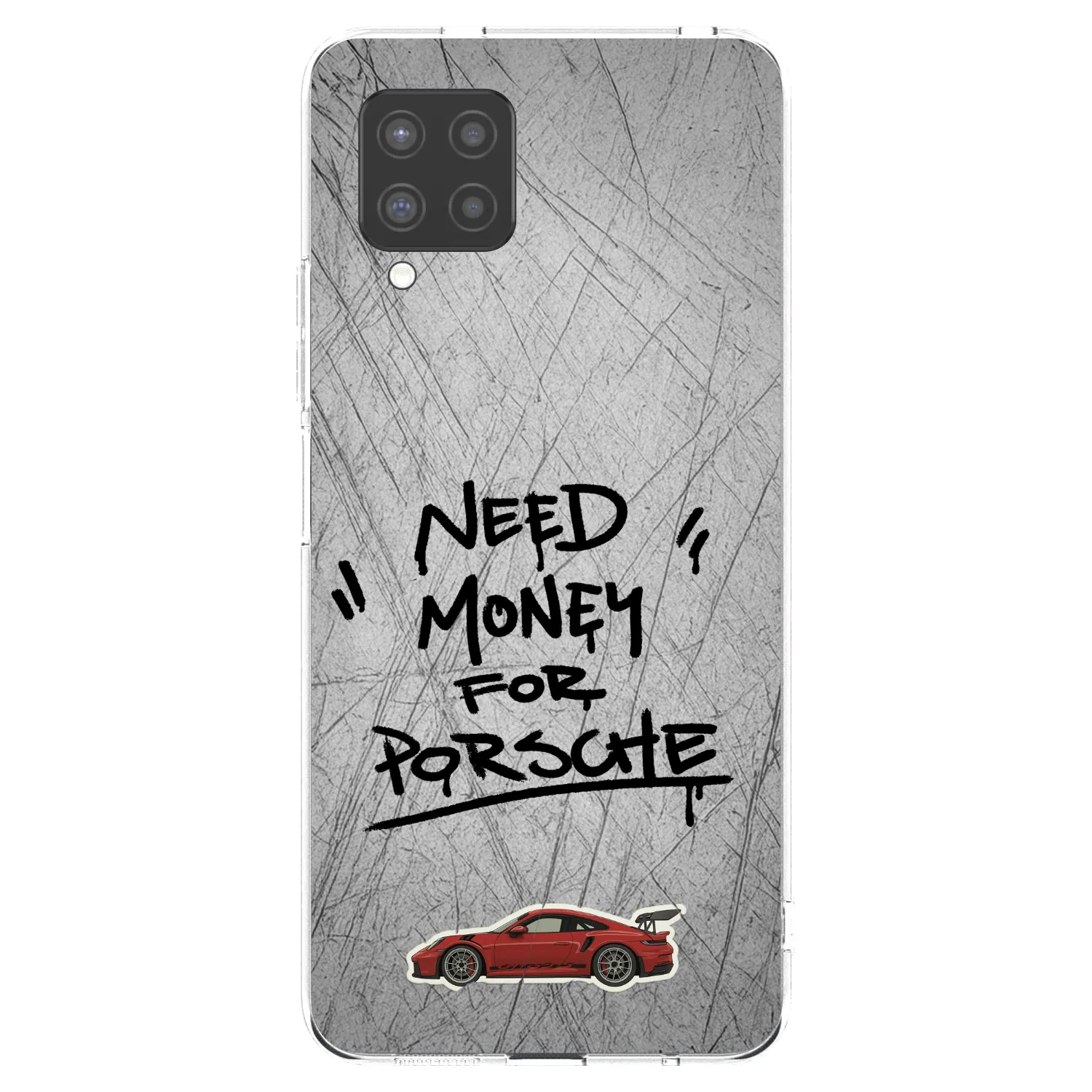 Picasee silikónový prehľadný obal pre Samsung Galaxy A42 A426B - Grey Drift