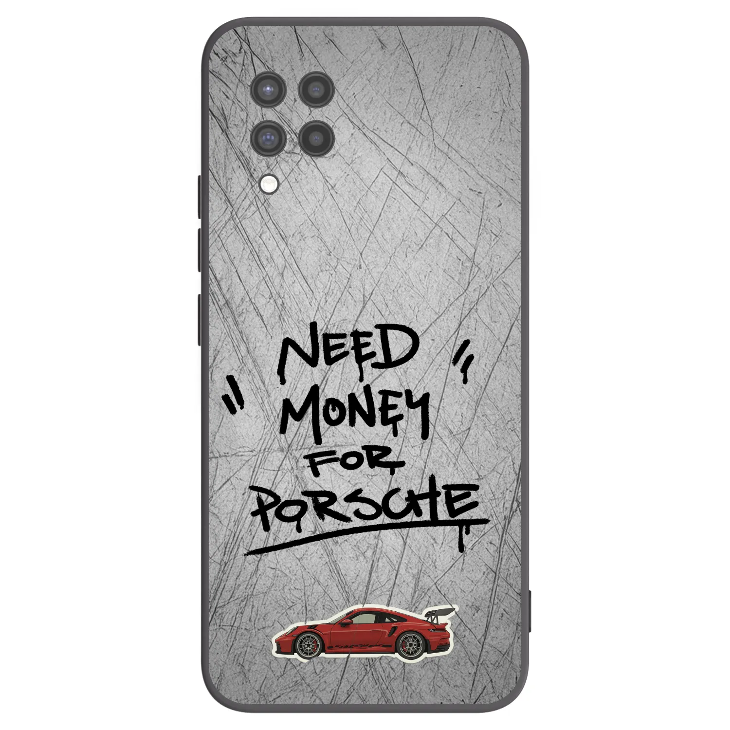 Picasee silikónový čierny obal pre Samsung Galaxy A42 A426B - Grey Drift