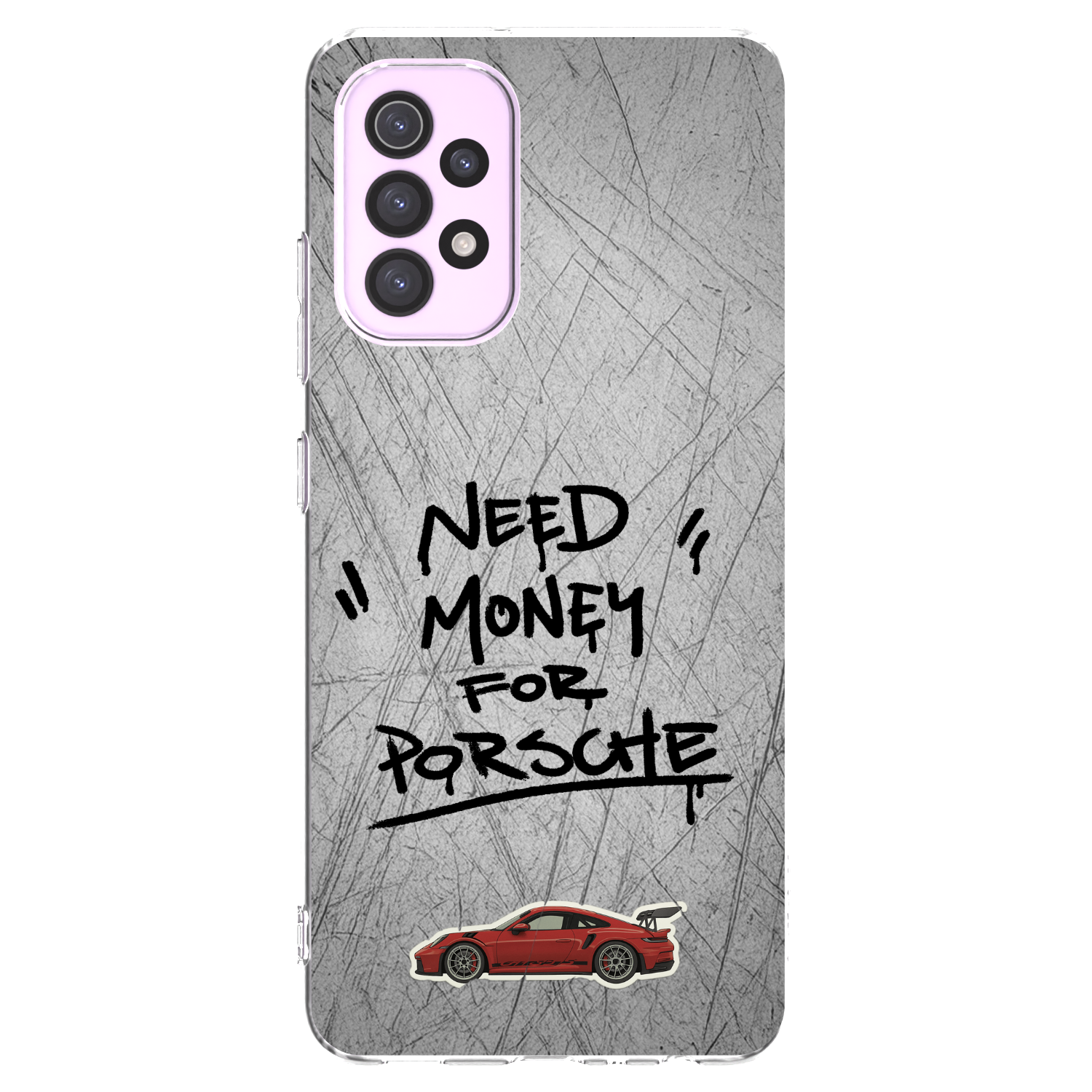 Picasee silikónový prehľadný obal pre Samsung Galaxy A32 5G A326B - Grey Drift