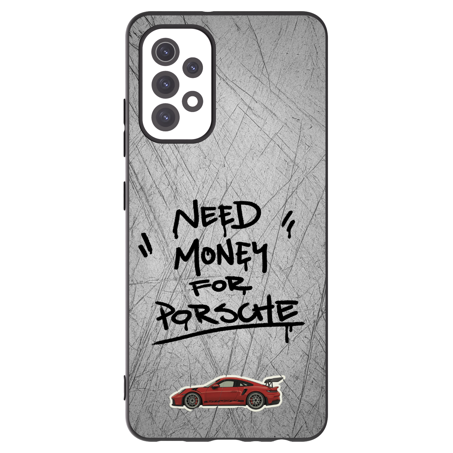 Picasee silikónový čierny obal pre Samsung Galaxy A32 5G A326B - Grey Drift