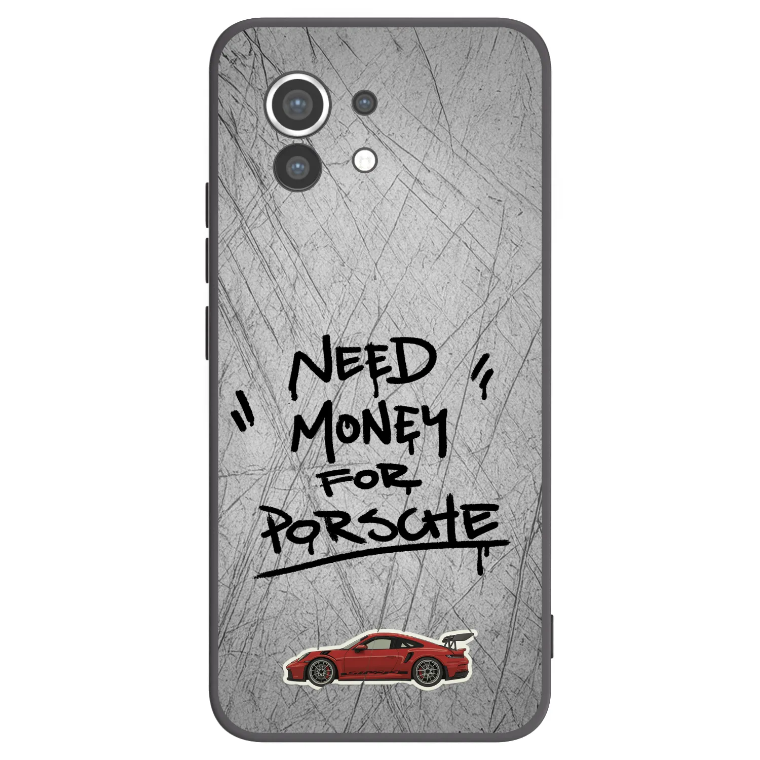 Picasee silikónový čierny obal pre Xiaomi Mi 11 - Grey Drift