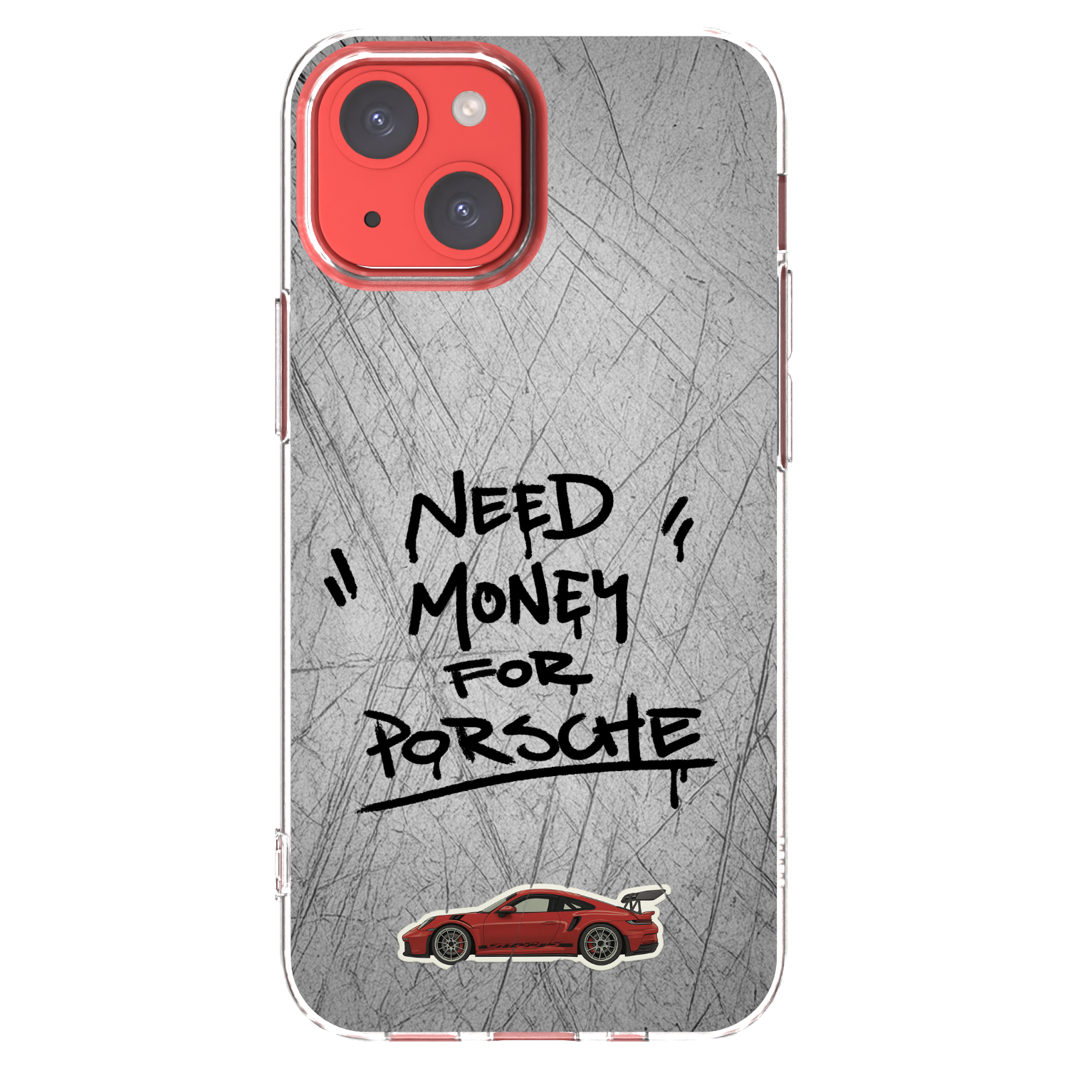 Picasee silikónový prehľadný obal pre Apple iPhone 13 mini - Grey Drift