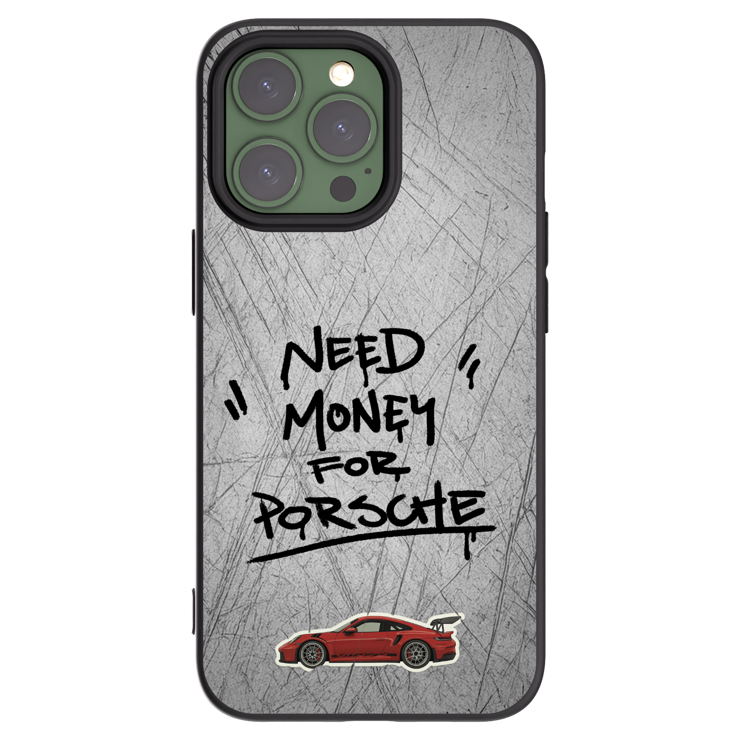 Picasee silikónový čierny obal pre Apple iPhone 13 Pro - Grey Drift