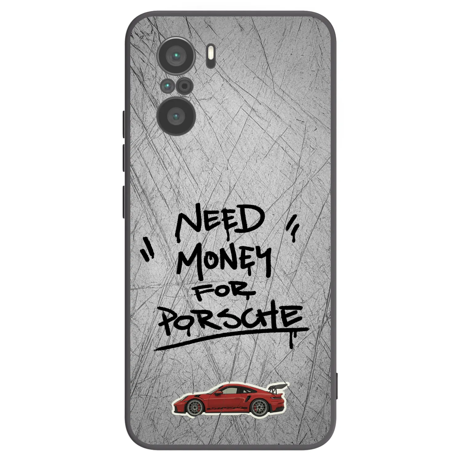 Picasee silikónový čierny obal pre Xiaomi Poco F3 - Grey Drift