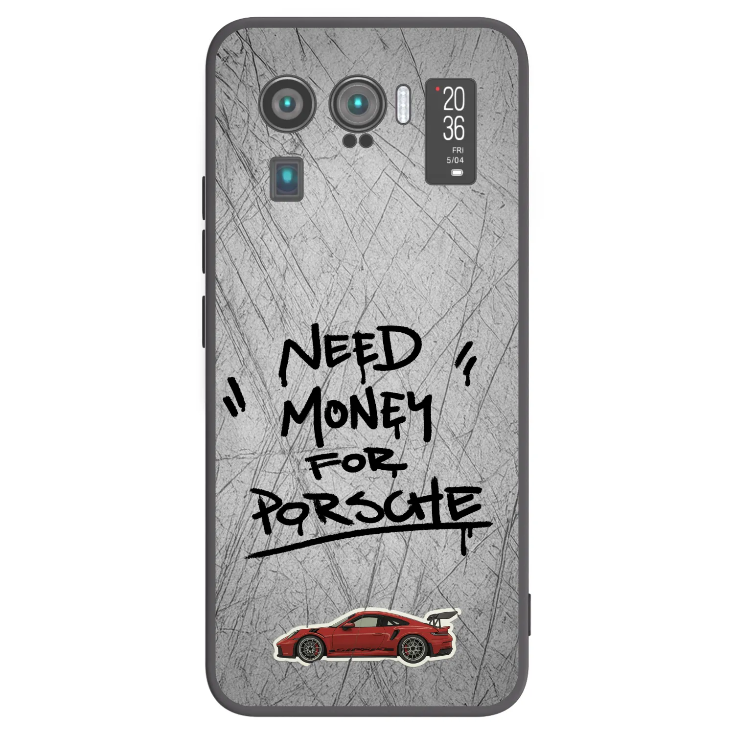 Picasee silikónový čierny obal pre Xiaomi Mi 11 Ultra - Grey Drift