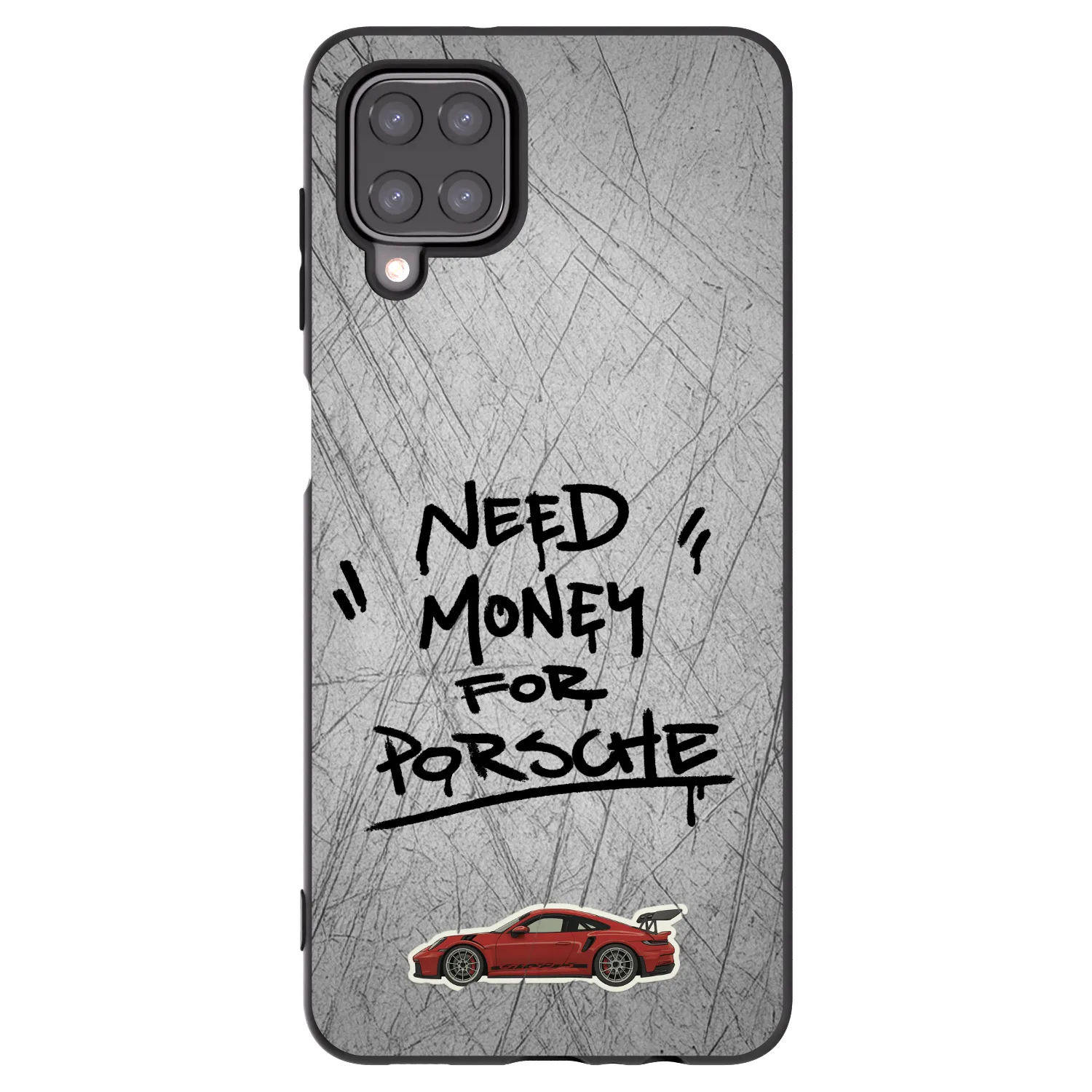 Picasee silikónový čierny obal pre Samsung Galaxy M12 M127F - Grey Drift