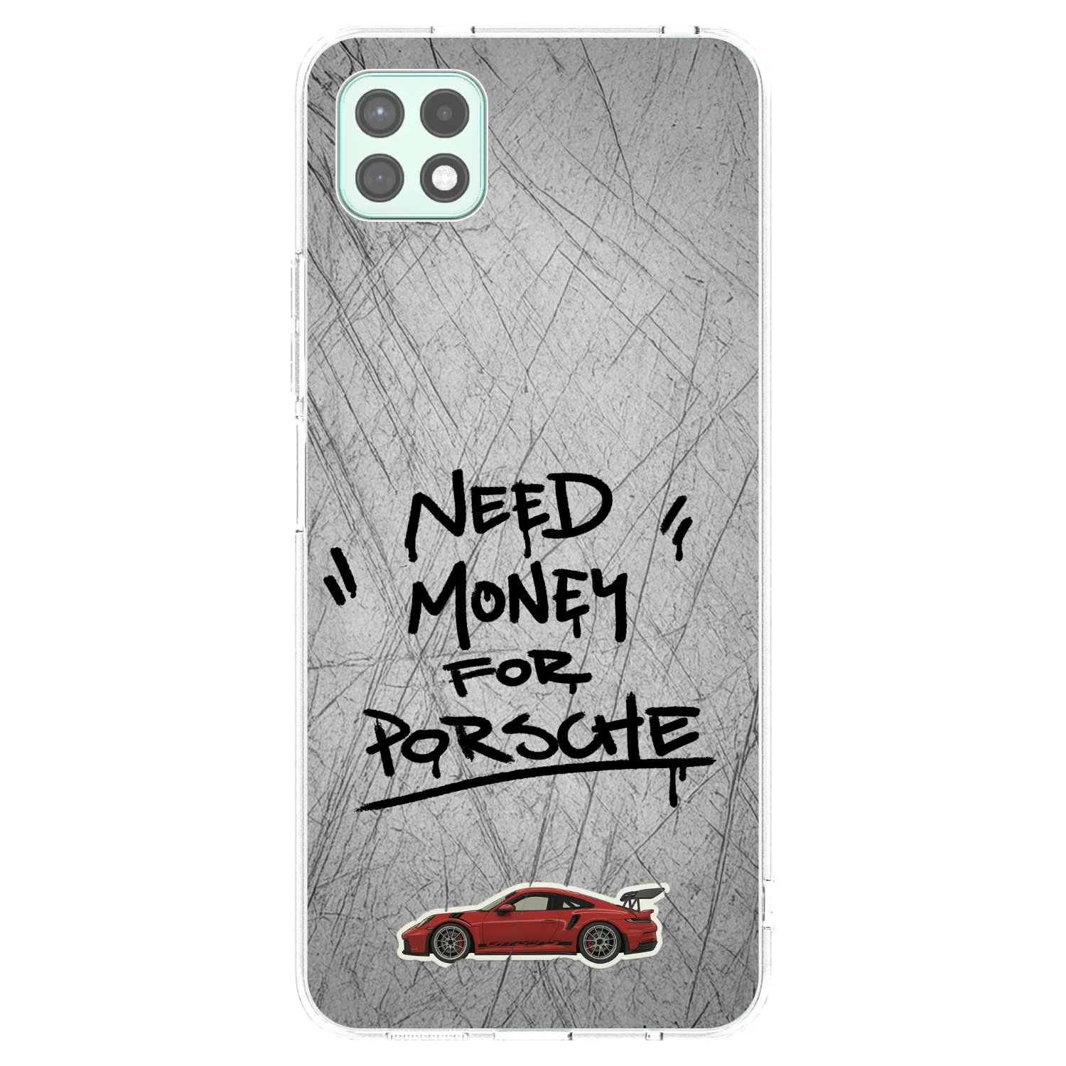 Picasee silikónový prehľadný obal pre Samsung Galaxy A22 A226B 5G - Grey Drift