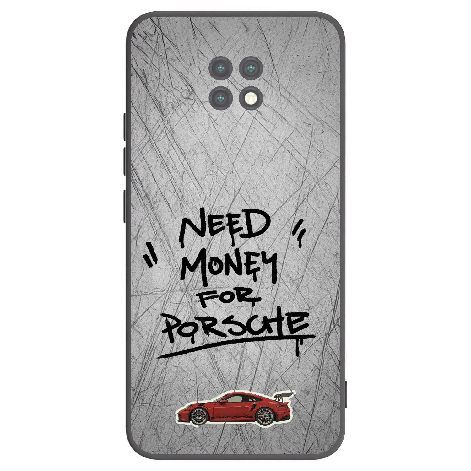 Picasee silikónový čierny obal pre Xiaomi Redmi Note 9T - Grey Drift