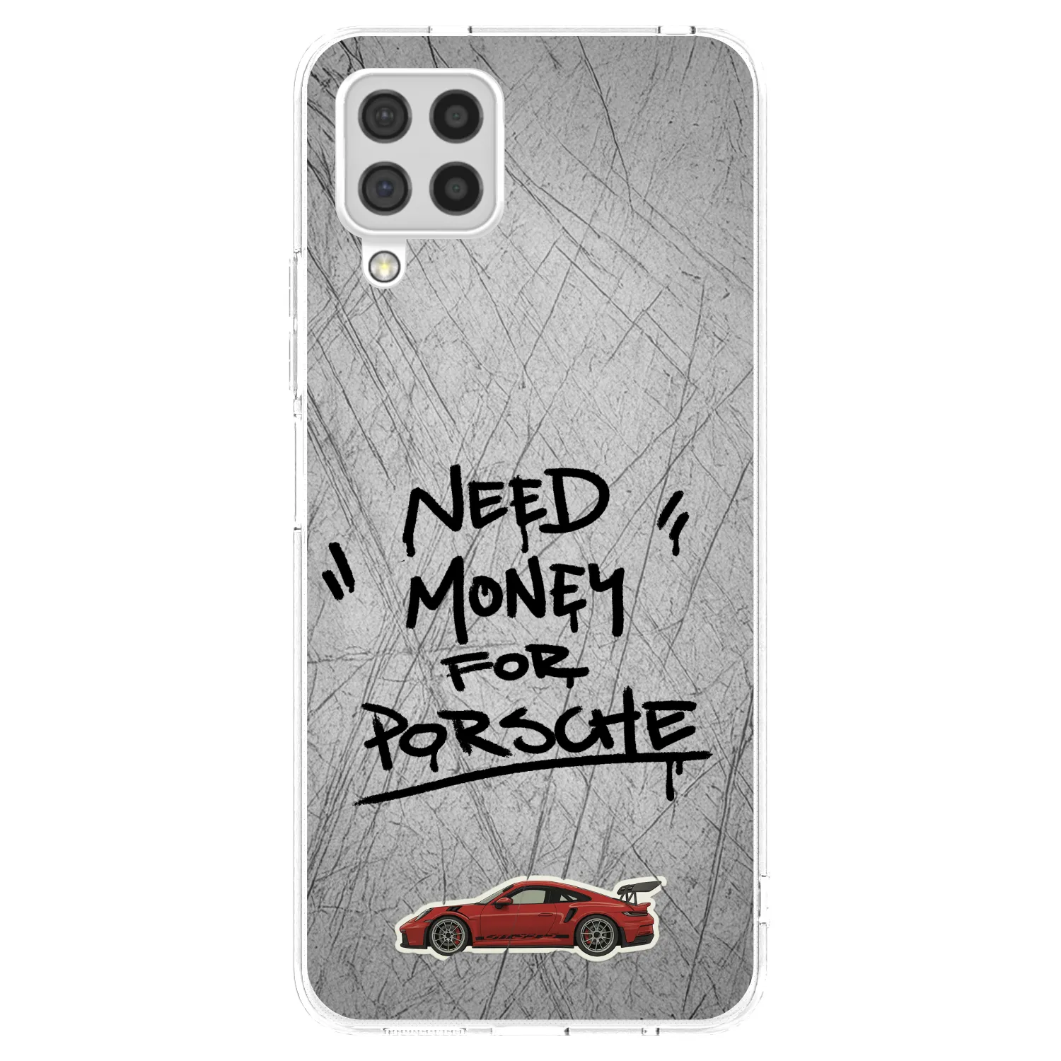 Silikónový prehľadný obal pre Samsung Galaxy A22 A225F 4G - Grey Drift