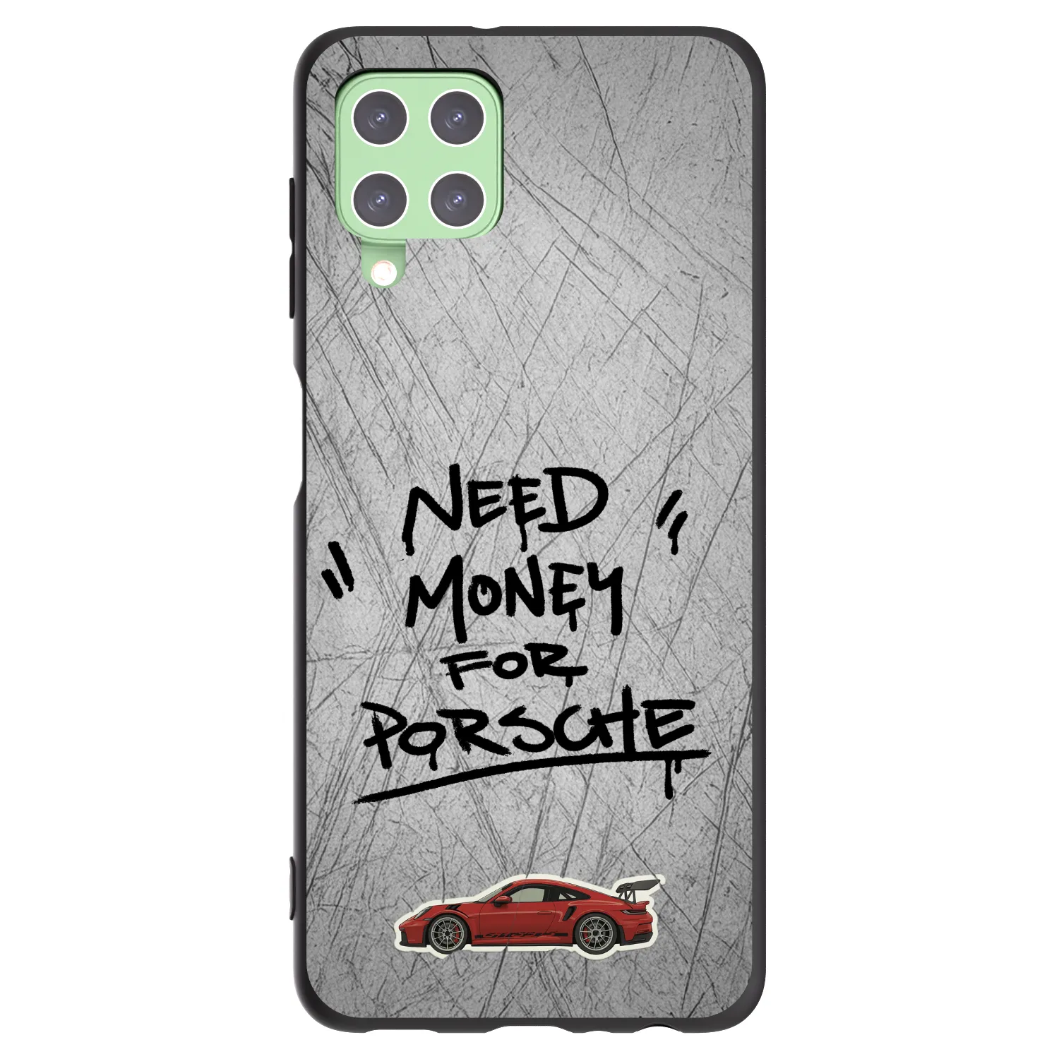 Picasee silikónový čierny obal pre Samsung Galaxy A22 A225F 4G - Grey Drift
