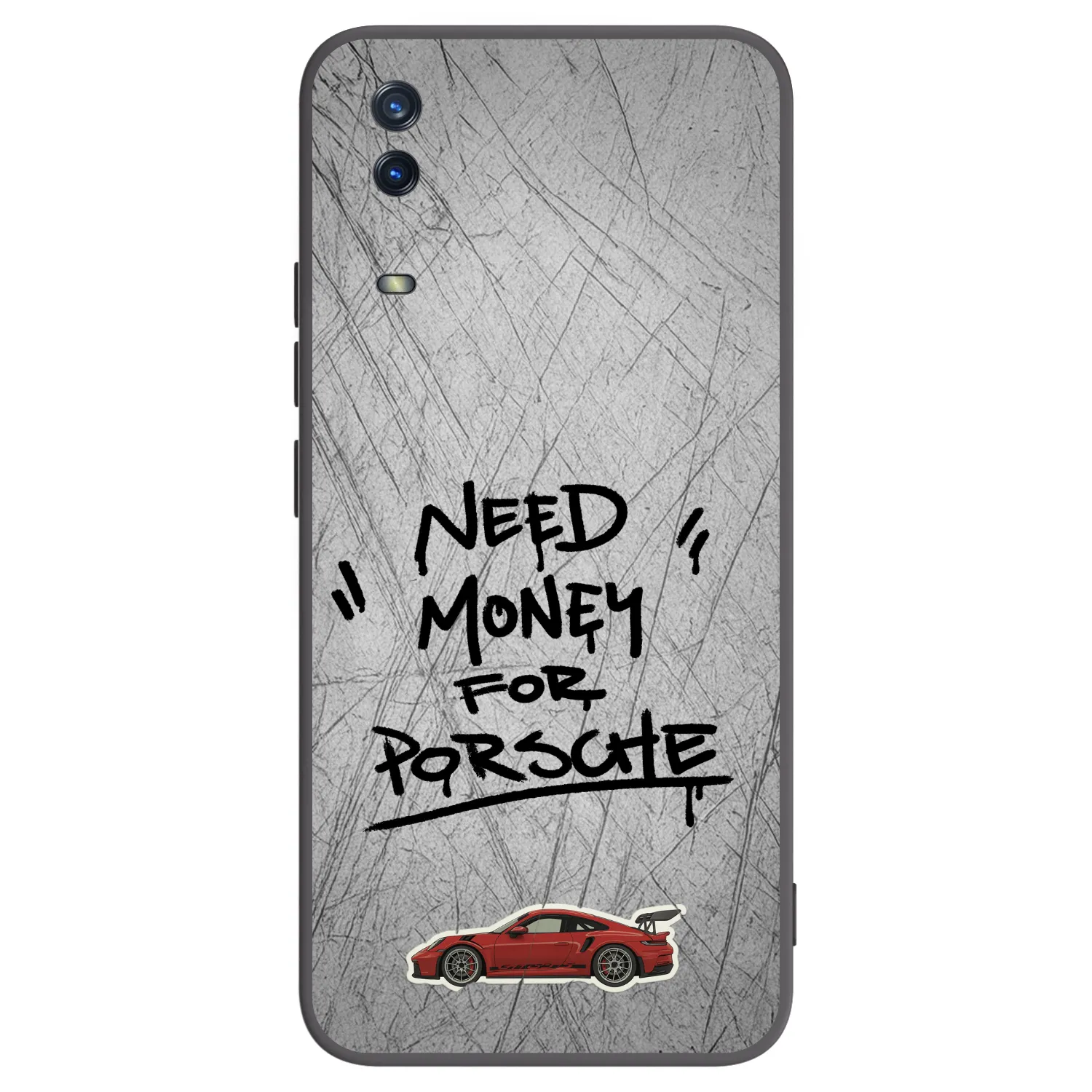 Picasee silikónový čierny obal pre Vivo Y11s - Grey Drift