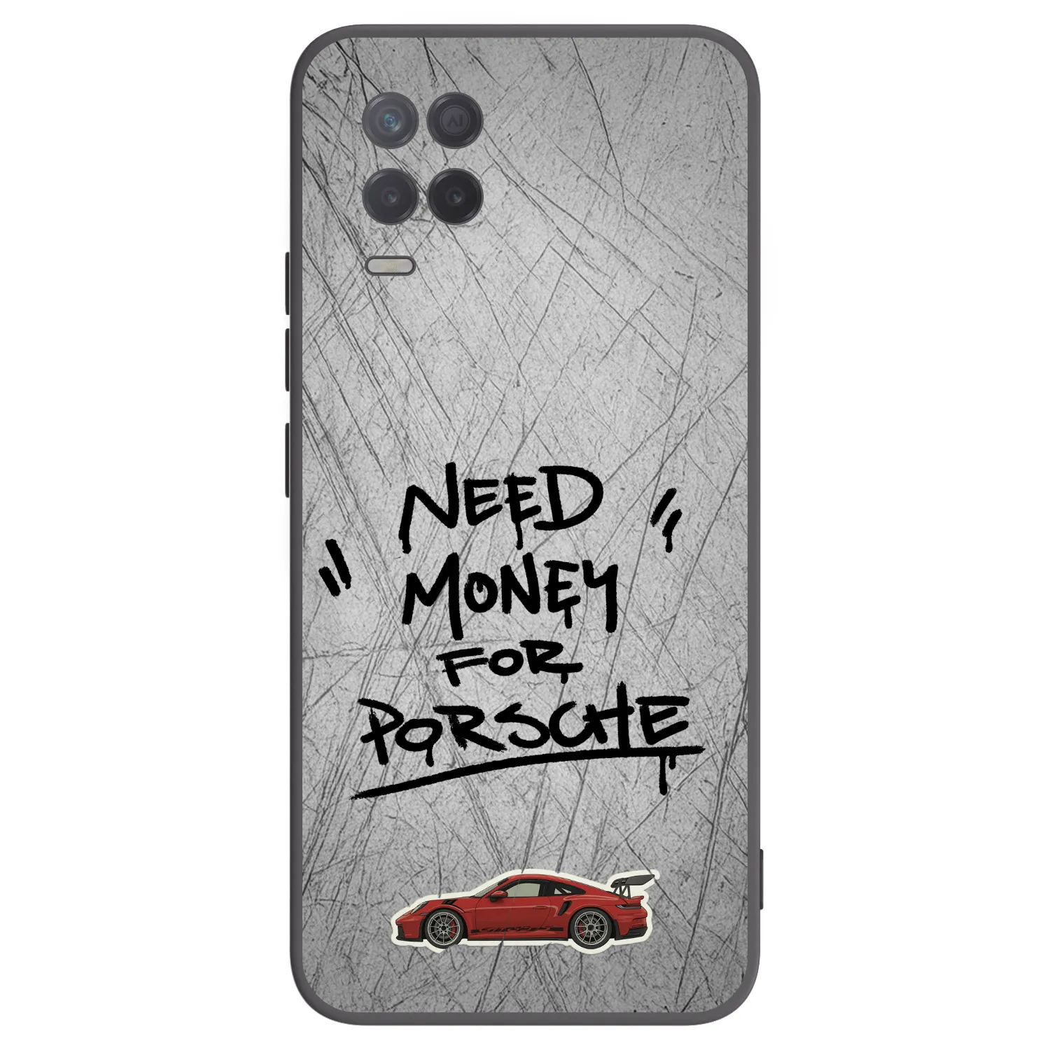 Picasee silikónový čierny obal pre Realme 8 5G - Grey Drift