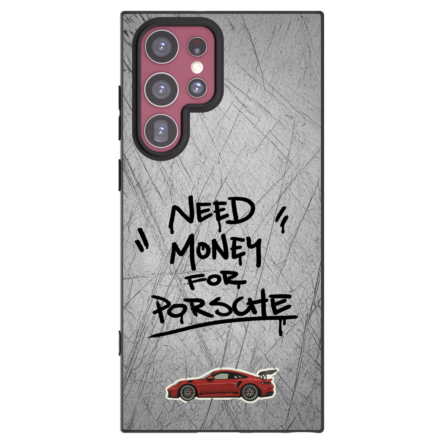 Picasee silikónový čierny obal pre Samsung Galaxy S22 Ultra 5G - Grey Drift
