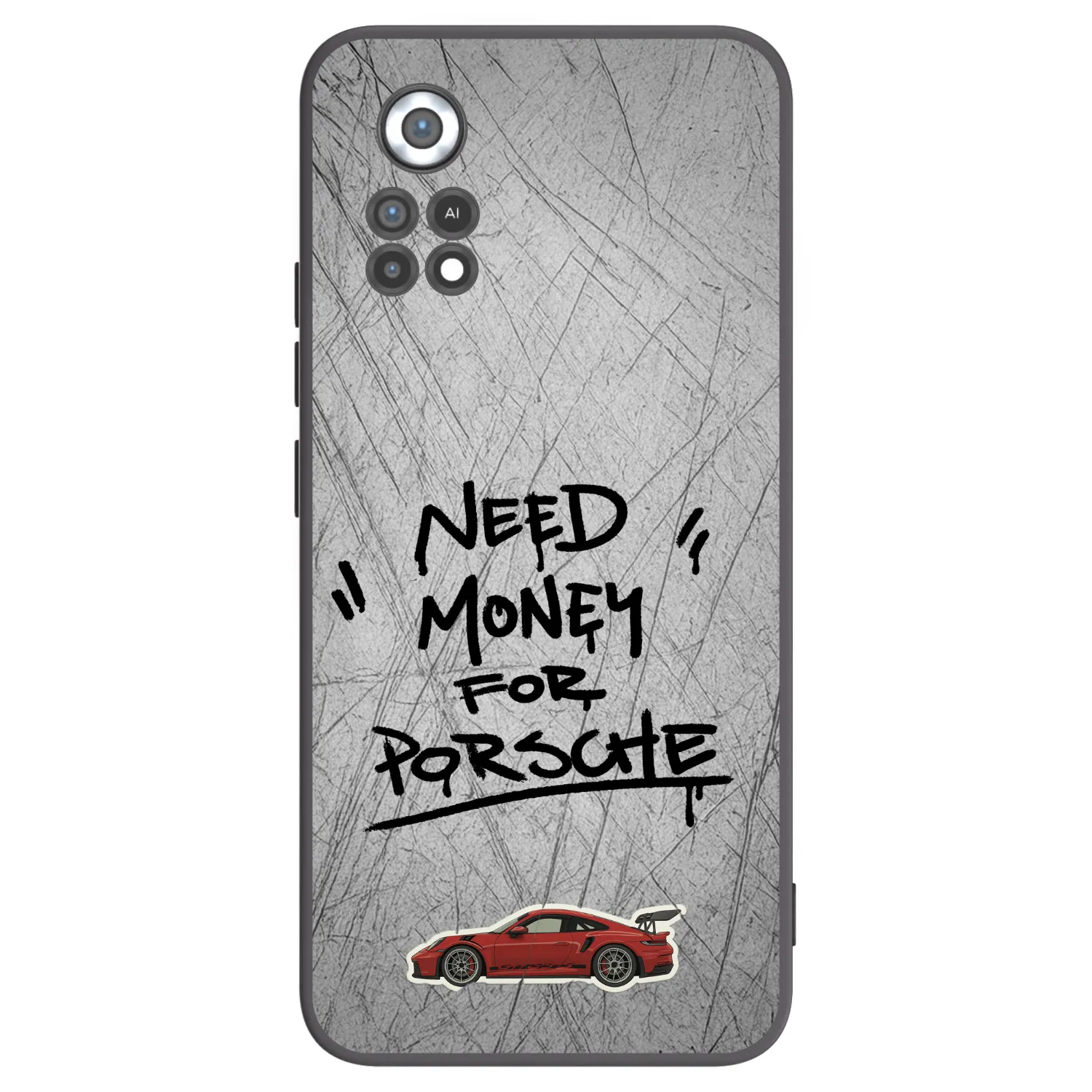 Picasee silikónový čierny obal pre Xiaomi Poco X4 Pro 5G - Grey Drift