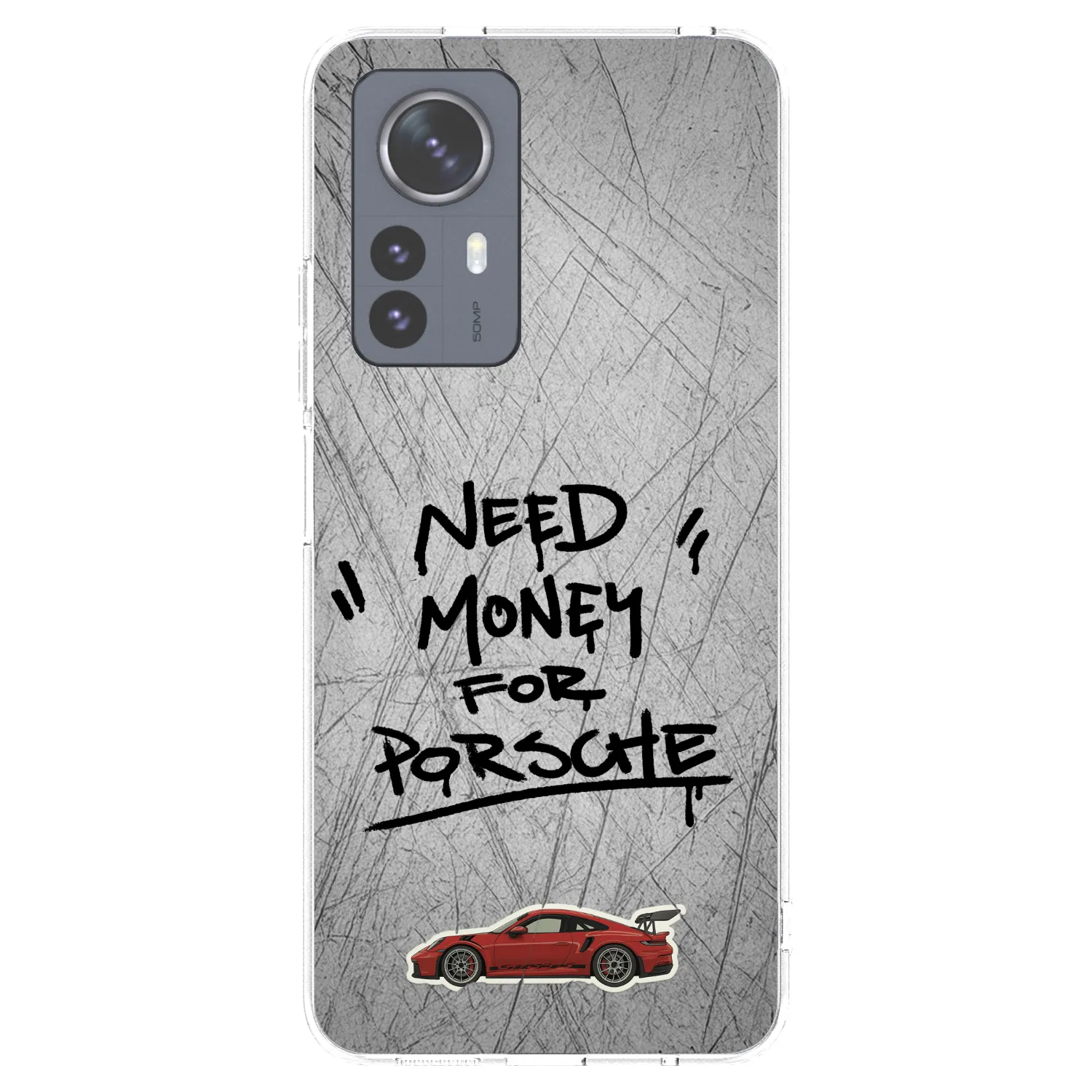 Picasee silikónový prehľadný obal pre Xiaomi 12 Pro - Grey Drift