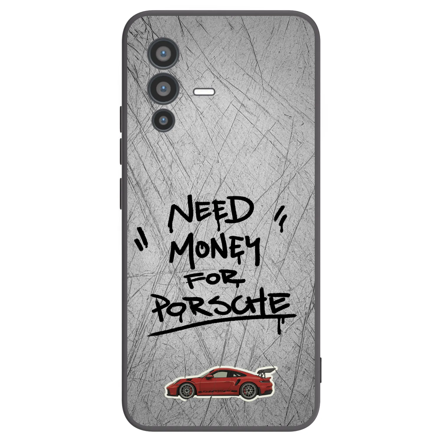 Picasee silikónový čierny obal pre Vivo V23 5G - Grey Drift