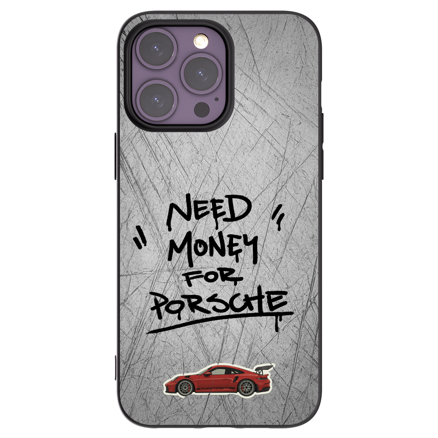 Picasee silikónový čierny obal pre Apple iPhone 14 Pro Max - Grey Drift