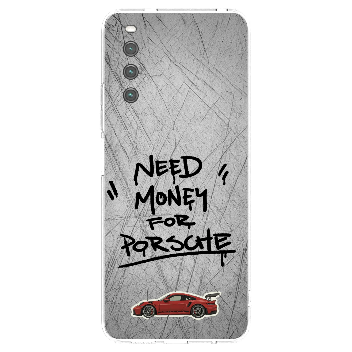 Picasee silikónový prehľadný obal pre Sony Xperia 10 IV 5G - Grey Drift