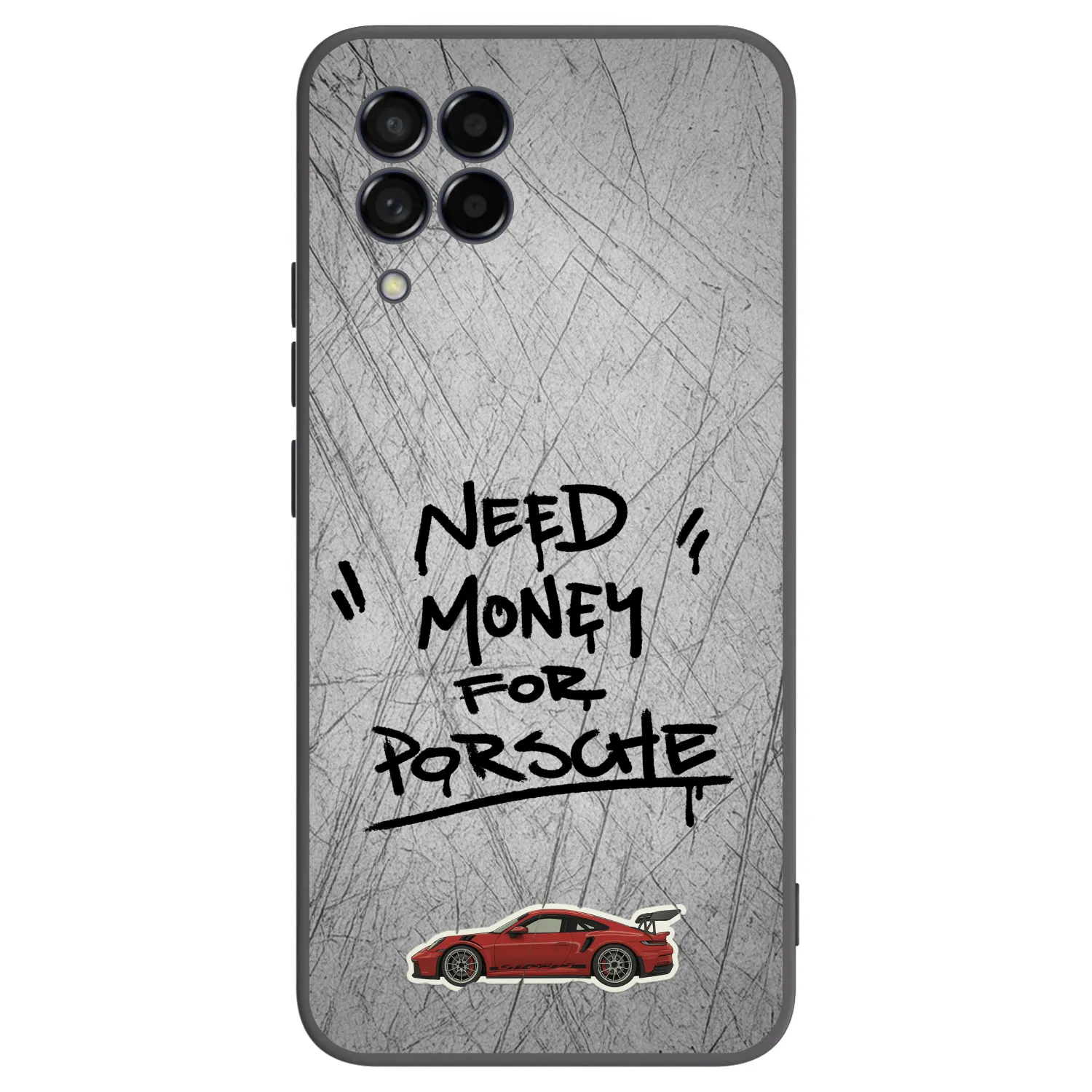 Picasee silikónový čierny obal pre Samsung Galaxy M53 5G - Grey Drift