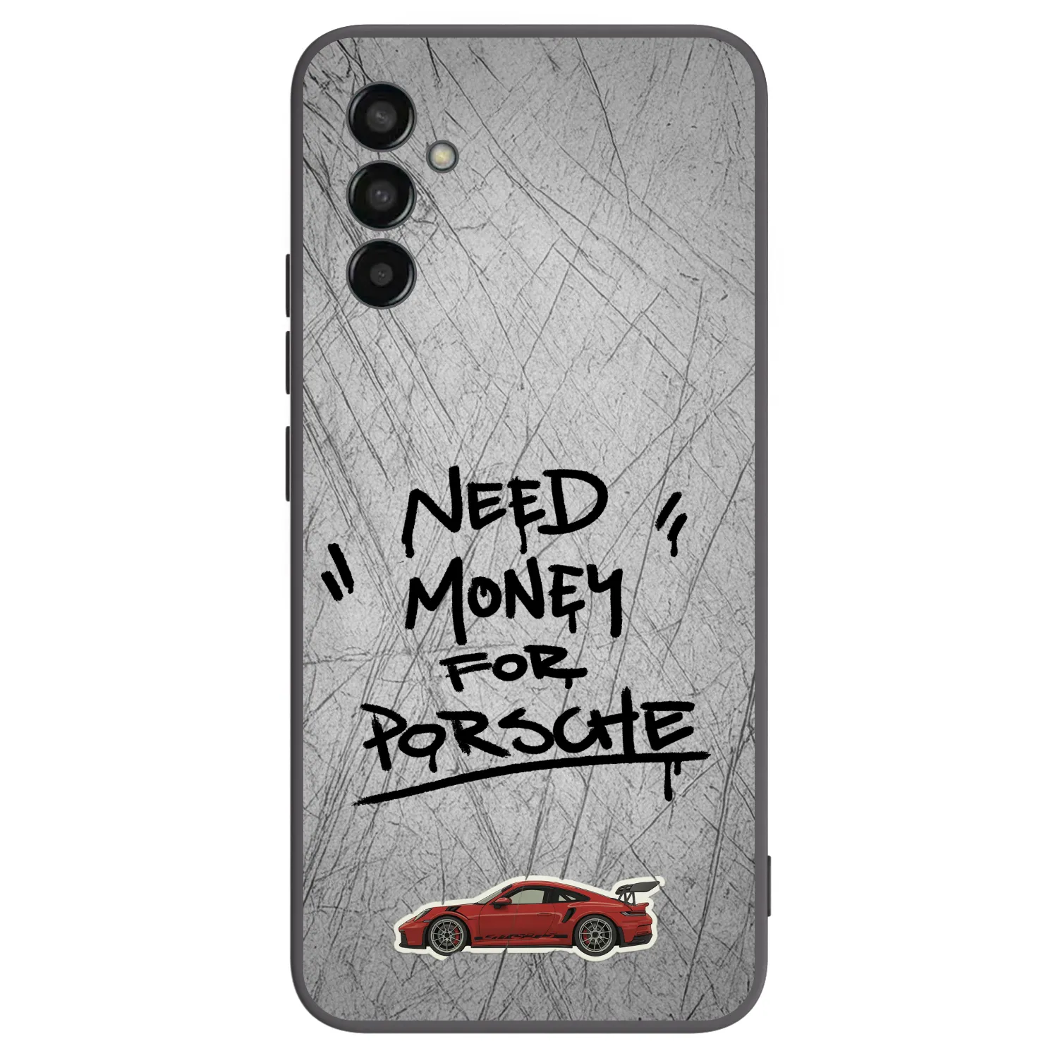 Picasee silikónový čierny obal pre Samsung Galaxy M13 M135F - Grey Drift
