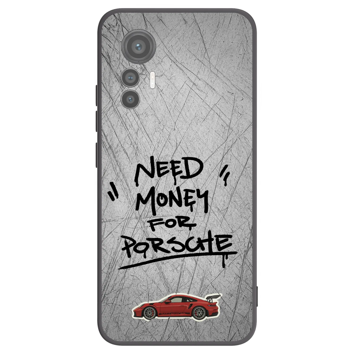 Silikónový čierny obal pre Xiaomi 12 Lite - Grey Drift