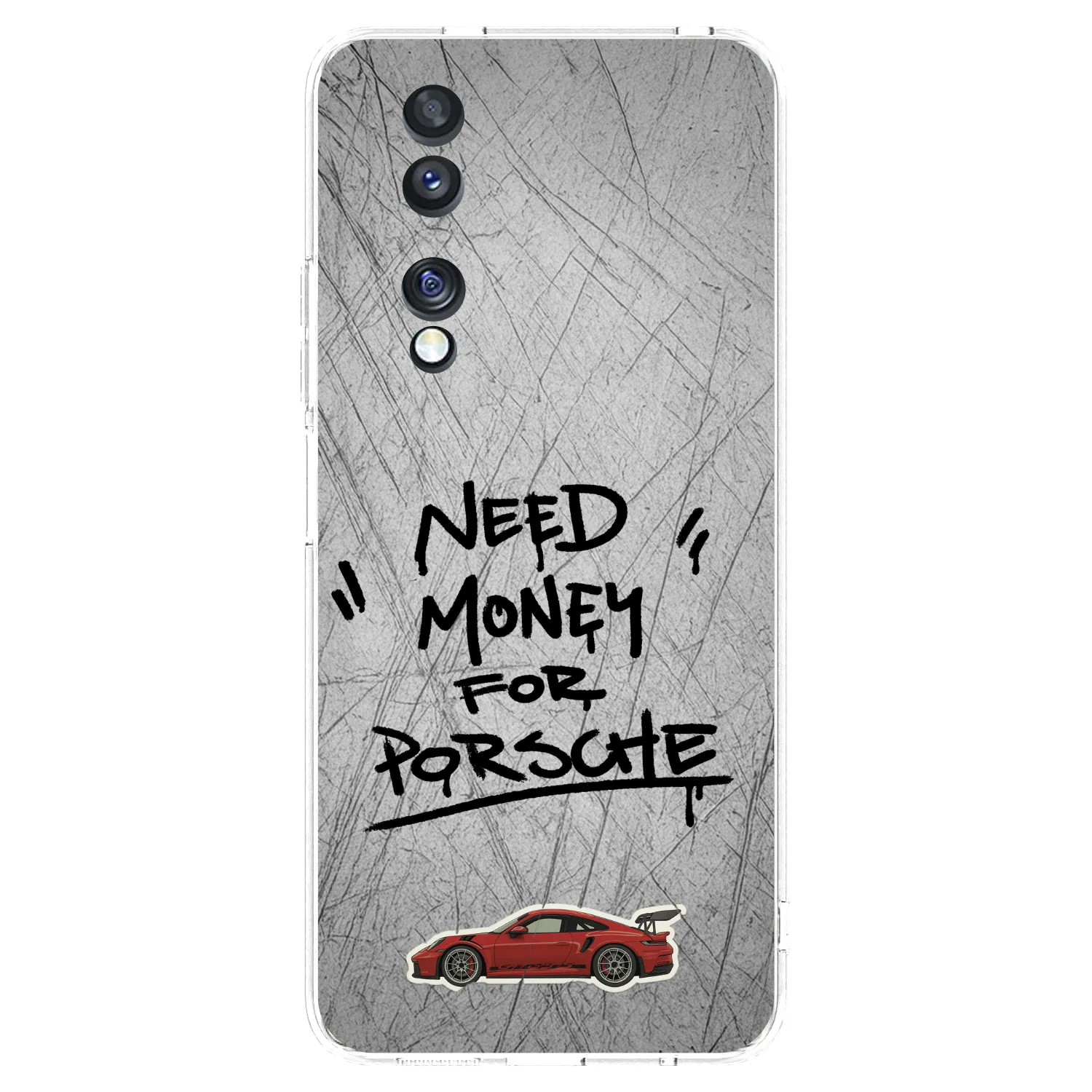 Picasee silikónový prehľadný obal pre Honor 70 - Grey Drift